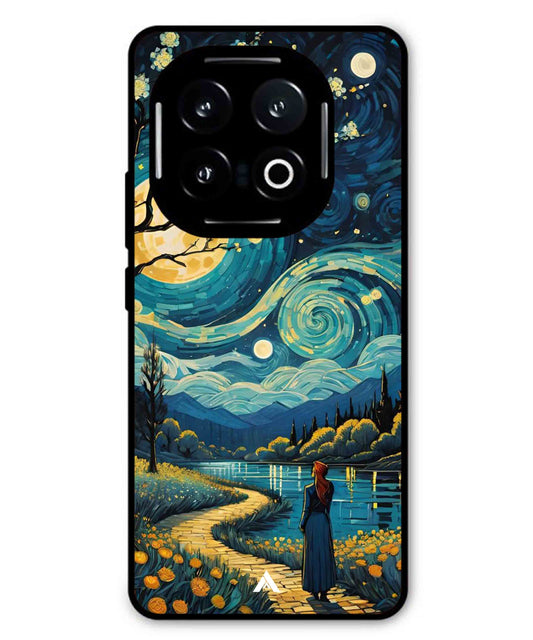 Starry Eve Art Aesthetic Metal Back Cover Phone Case for iQOO 13