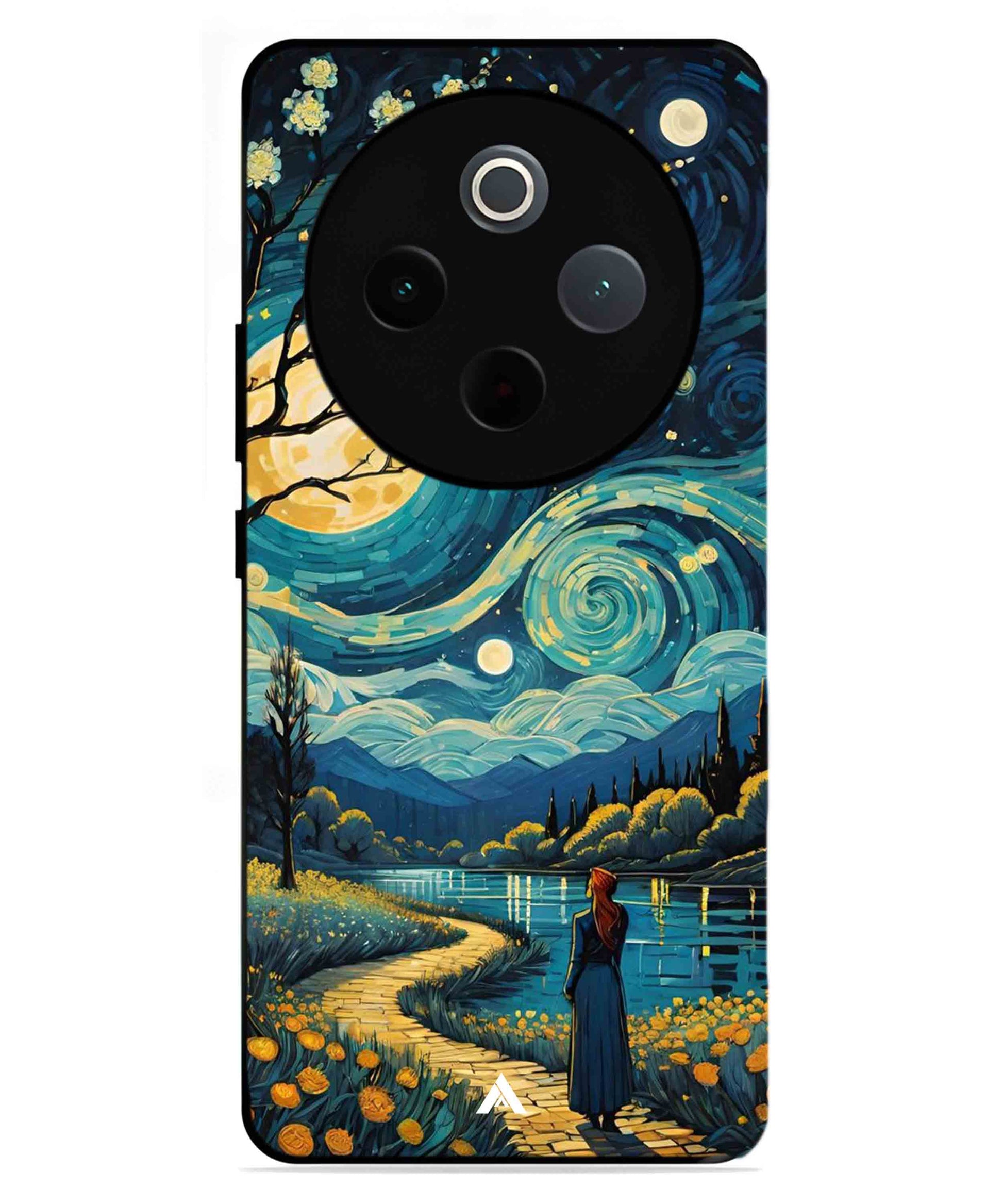 Starry Eve Art Aesthetic Metal Back Cover Phone Case for iQOO Z10