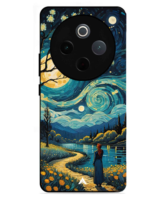 Starry Eve Art Aesthetic Metal Back Cover Phone Case for iQOO Z10