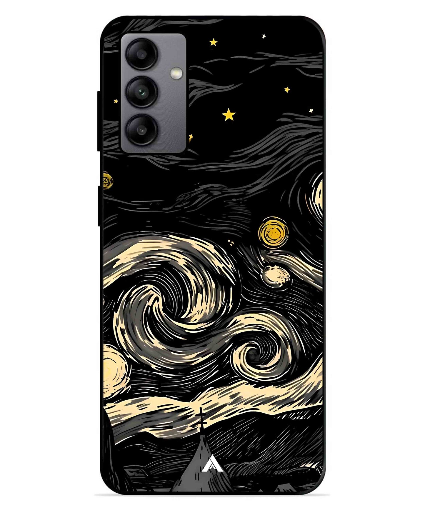 Starry Night Aesthetic Metal Back Cover Phone Case for Samsung Galaxy A04s