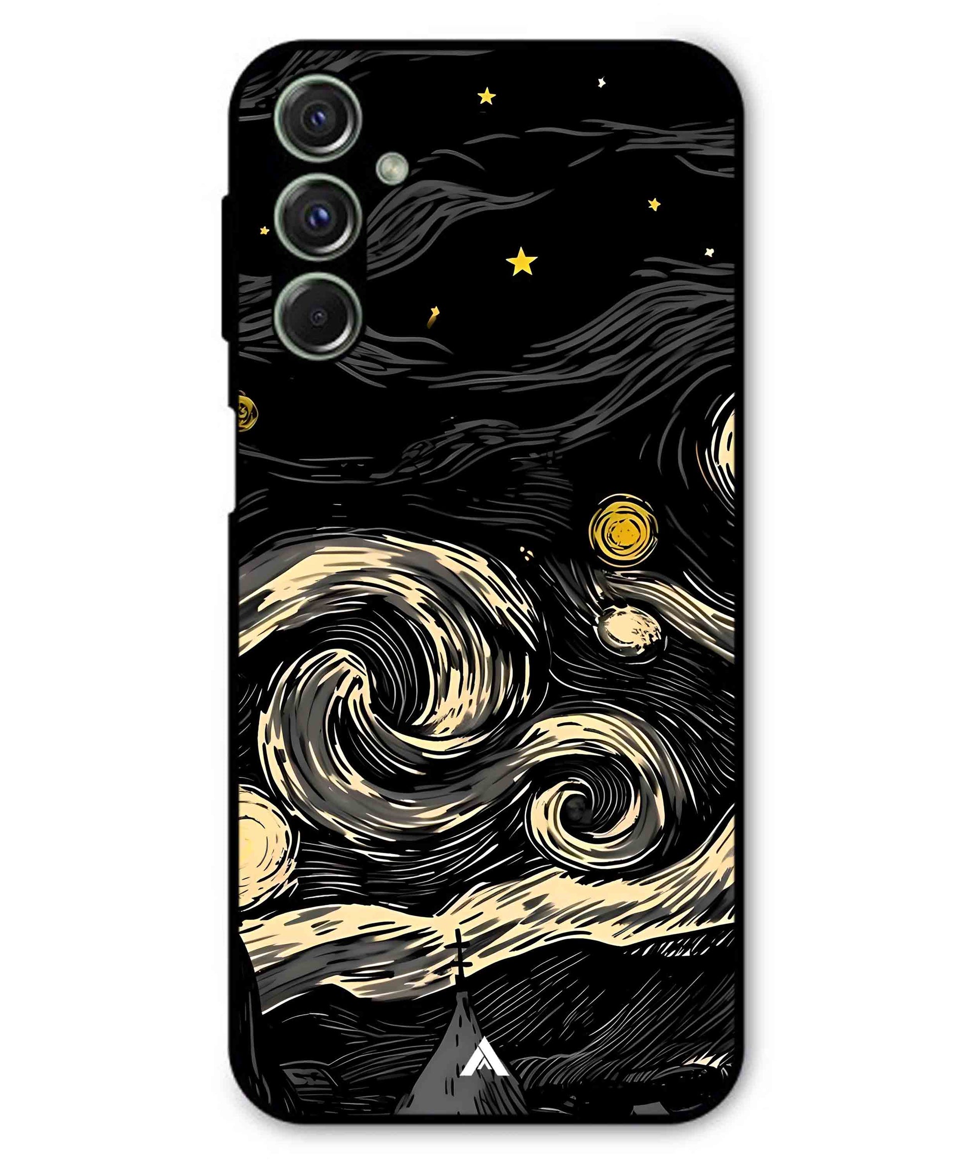 Starry Night Aesthetic Metal Back Cover Phone Case for Samsung Galaxy F34