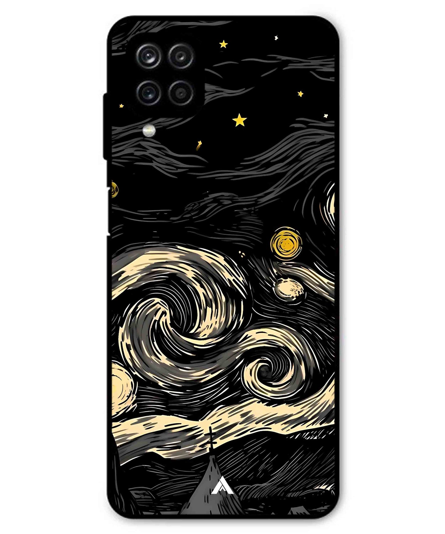 Starry Night Aesthetic Metal Back Cover Phone Case for Samsung Galaxy M53