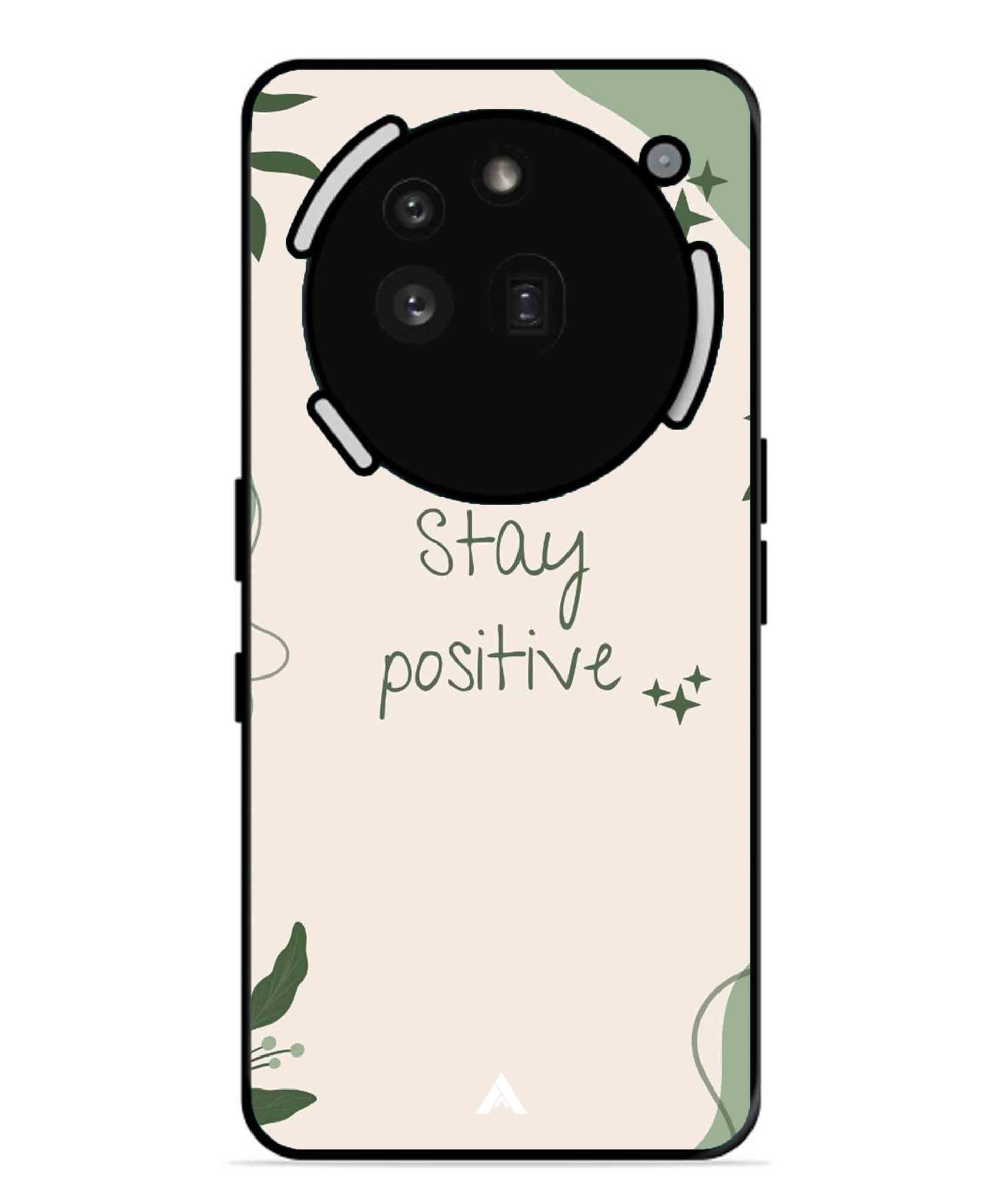 Stay Positive 1 Metal Back Cover Phone Case for Nothing Phone 3a Pro