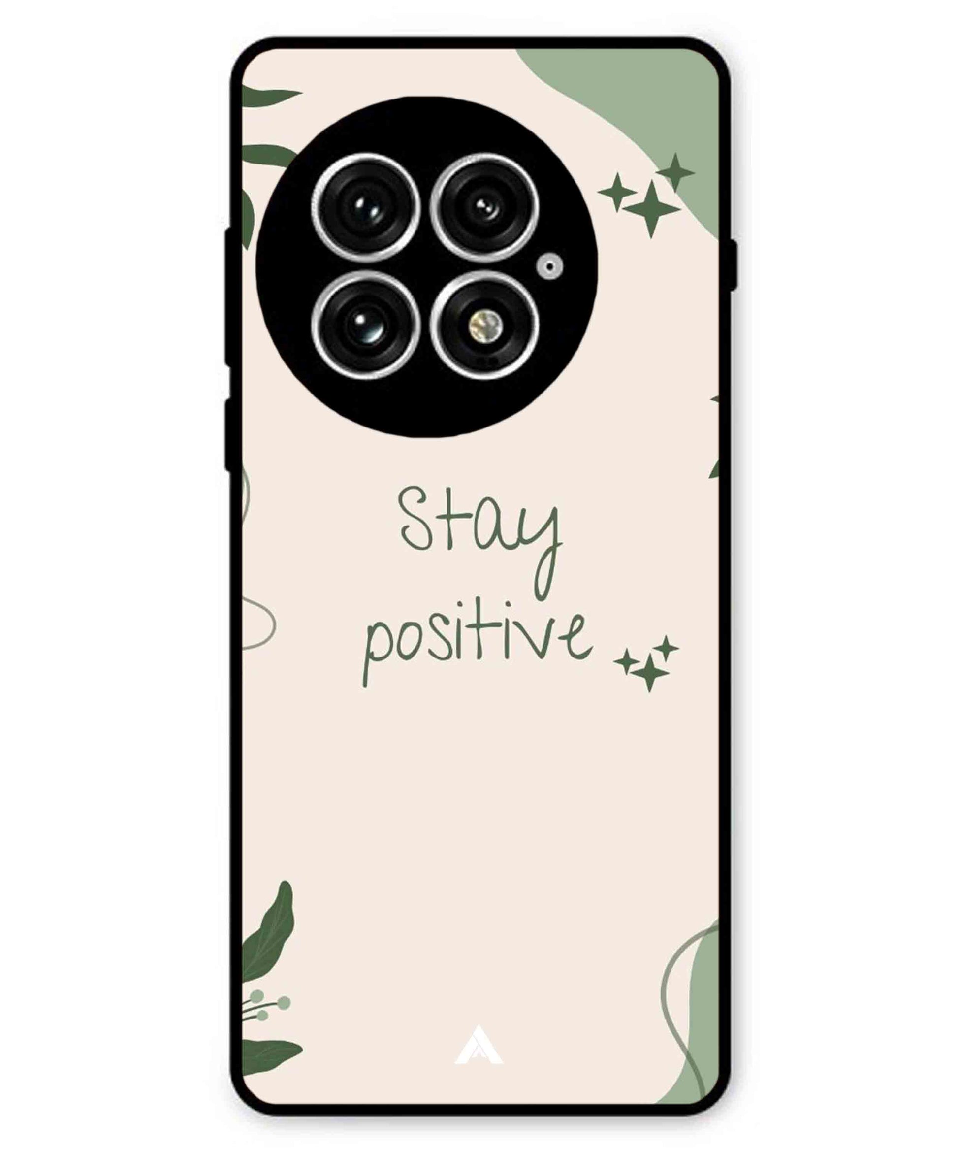 Stay Positive 1 Metal Back Cover Phone Case for Oneplus 13