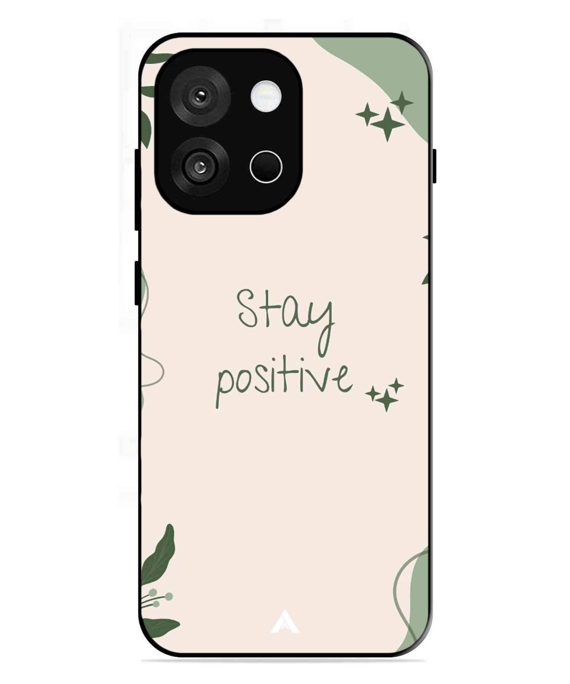 Stay Positive 1 Metal Back Cover Phone Case for Oneplus 13s