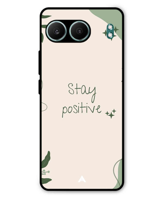 Stay Positive 1 Metal Back Cover Phone Case for Oneplus Nord 4