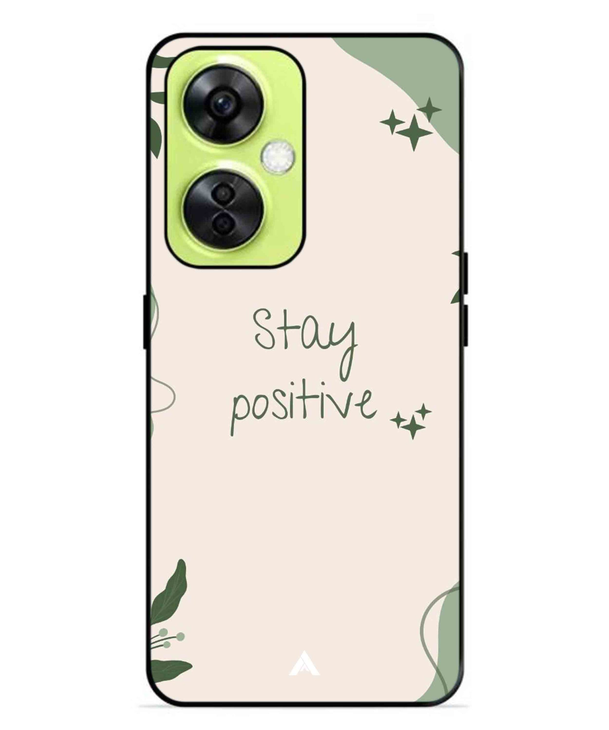 Stay Positive 1 Metal Back Cover Phone Case for Oneplus Nord CE 3 Lite