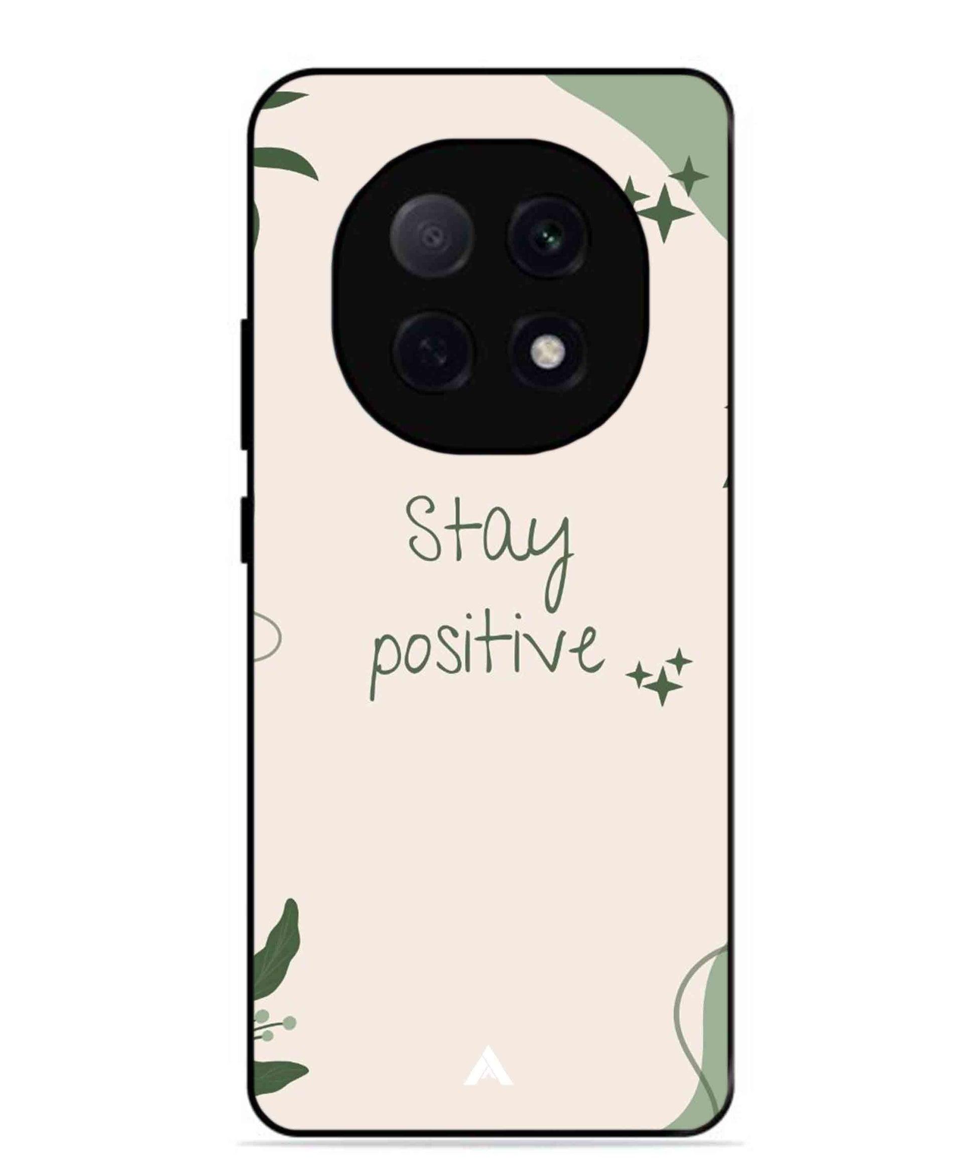 Stay Positive 1 Metal Back Cover Phone Case for Oppo F29 Pro