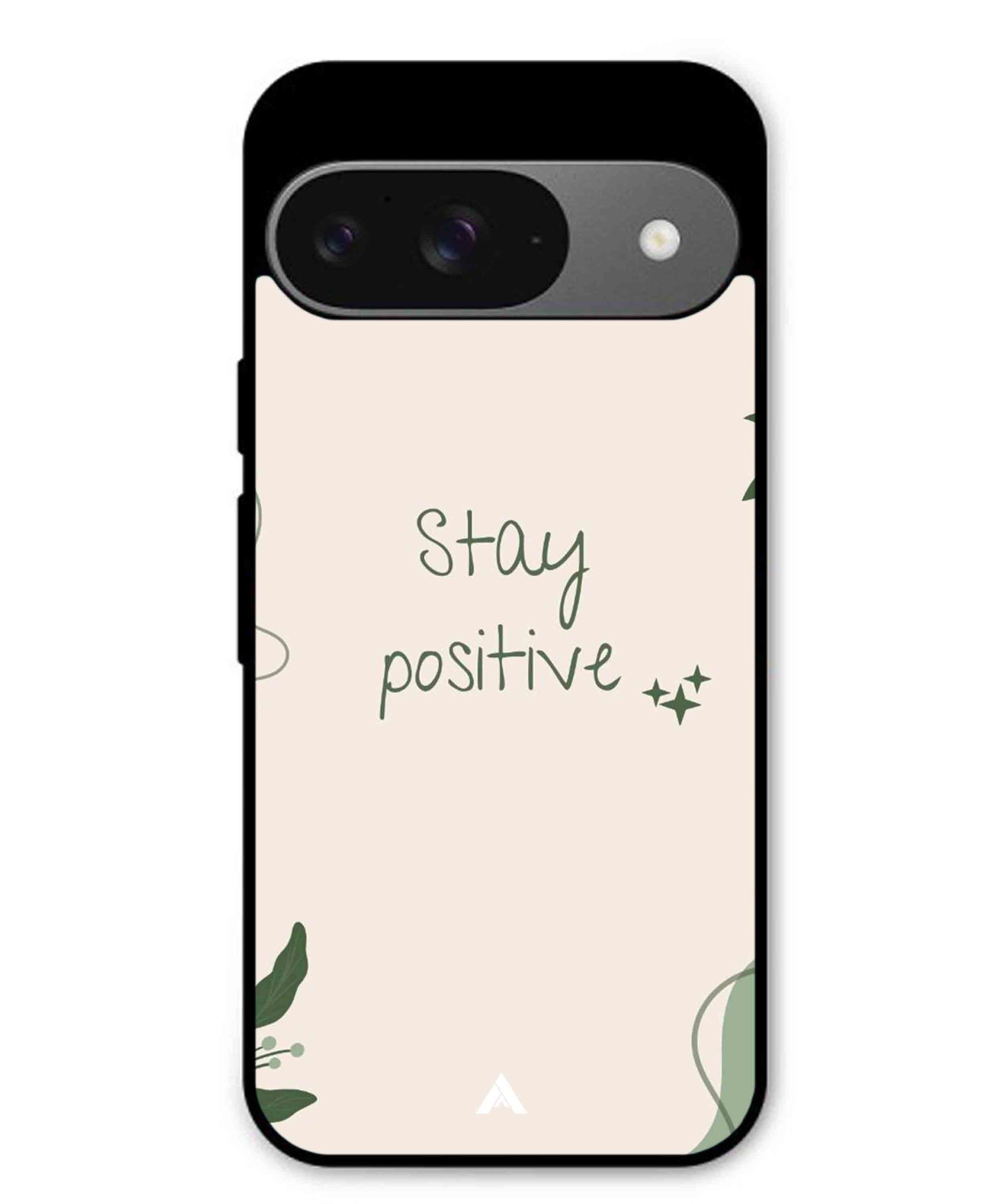 Stay Positive 1 Metal Back Cover Phone Case for Pixel 9