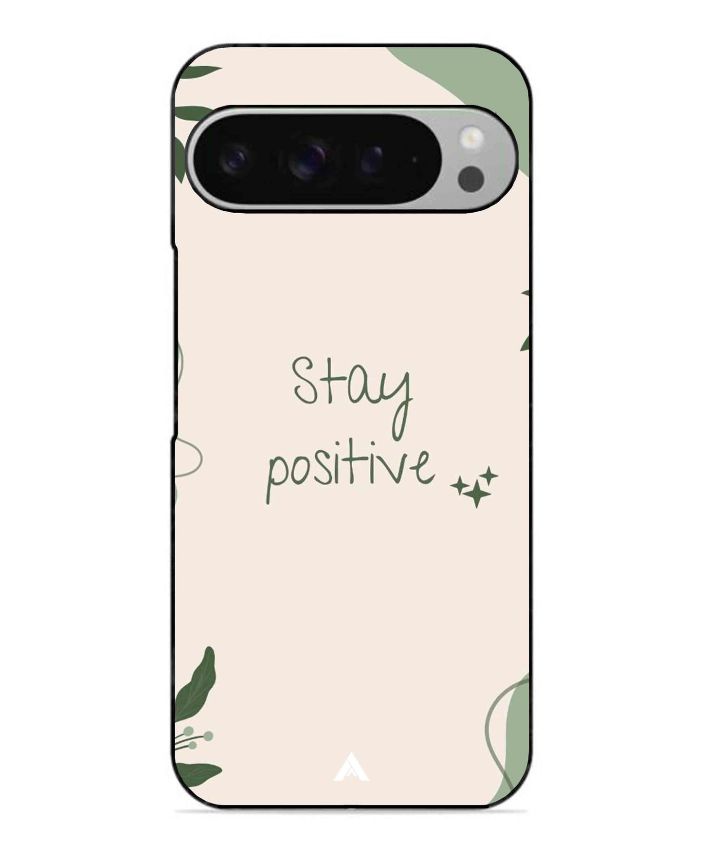 Stay Positive 1 Metal Back Cover Phone Case for Pixel 9 Pro XL