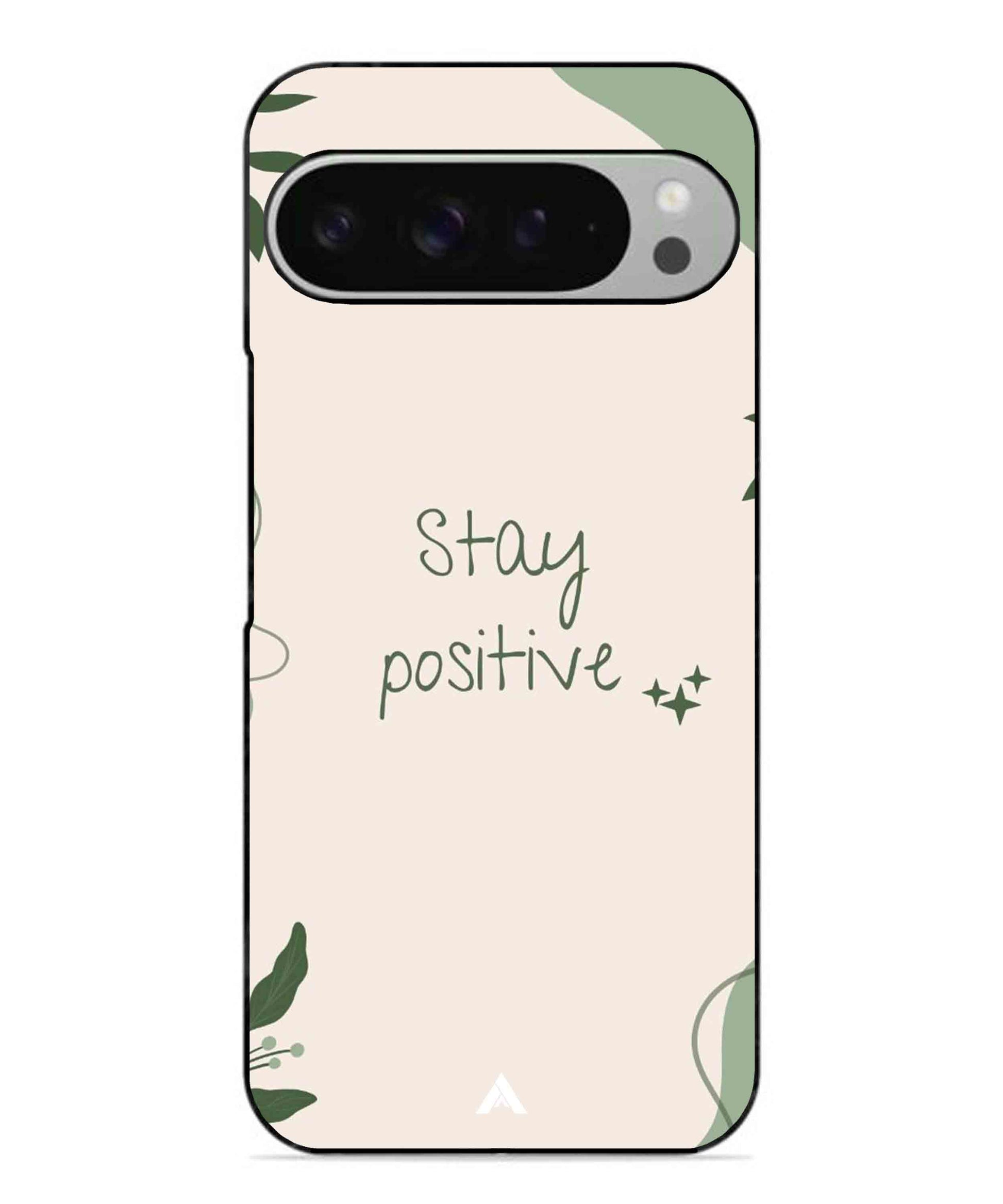 Stay Positive 1 Metal Back Cover Phone Case for Pixel 9 Pro XL