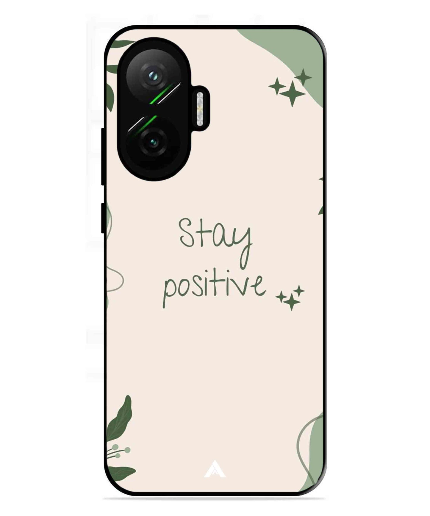Stay Positive 1 Metal Back Cover Phone Case for Poco F7