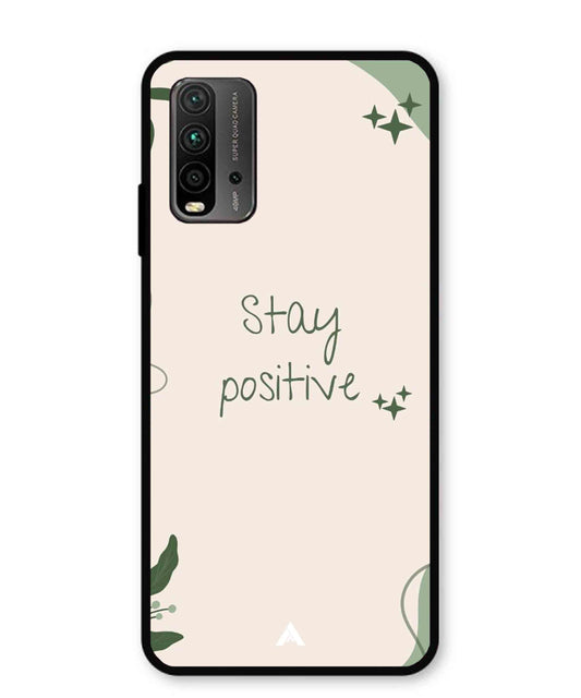 Stay Positive 1 Metal Back Cover Phone Case for Poco M3