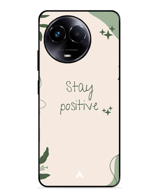 Stay Positive 1 Metal Back Cover Phone Case for Realme 11X