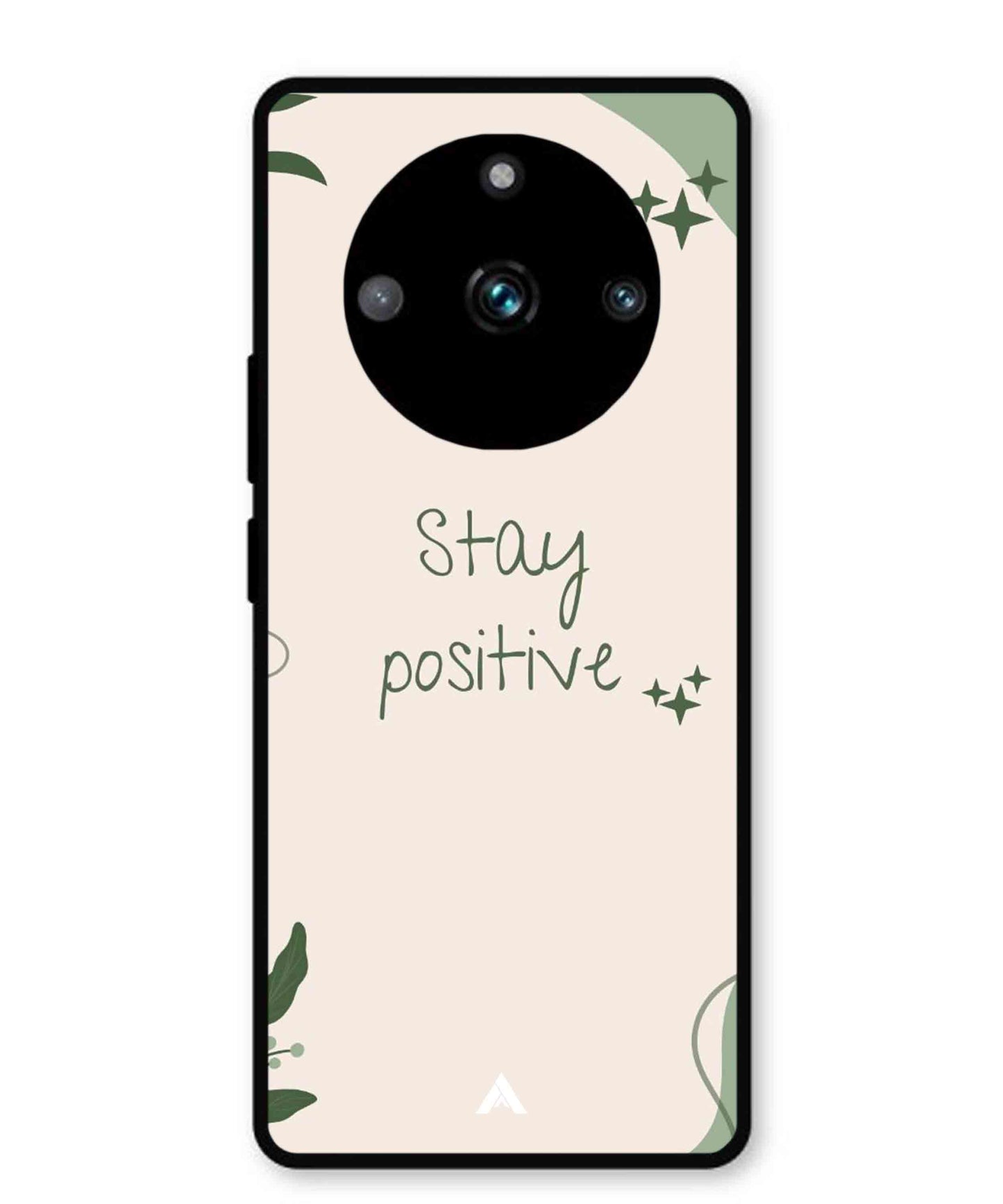 Stay Positive 1 Metal Back Cover Phone Case for Realme 11 Pro Plus