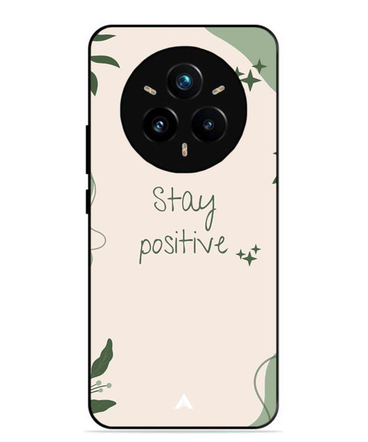 Stay Positive 1 Metal Back Cover Phone Case for Realme 14 Pro