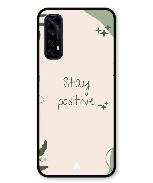 Stay Positive 1 Metal Back Cover Phone Case for Realme 7