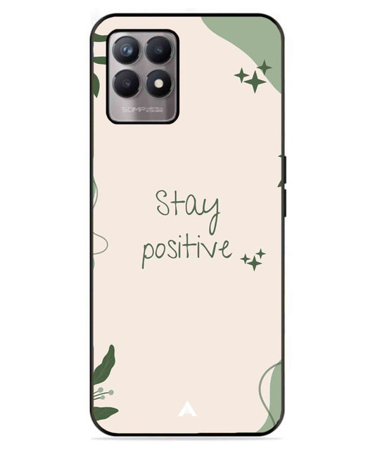 Stay Positive 1 Metal Back Cover Phone Case for Realme 8i
