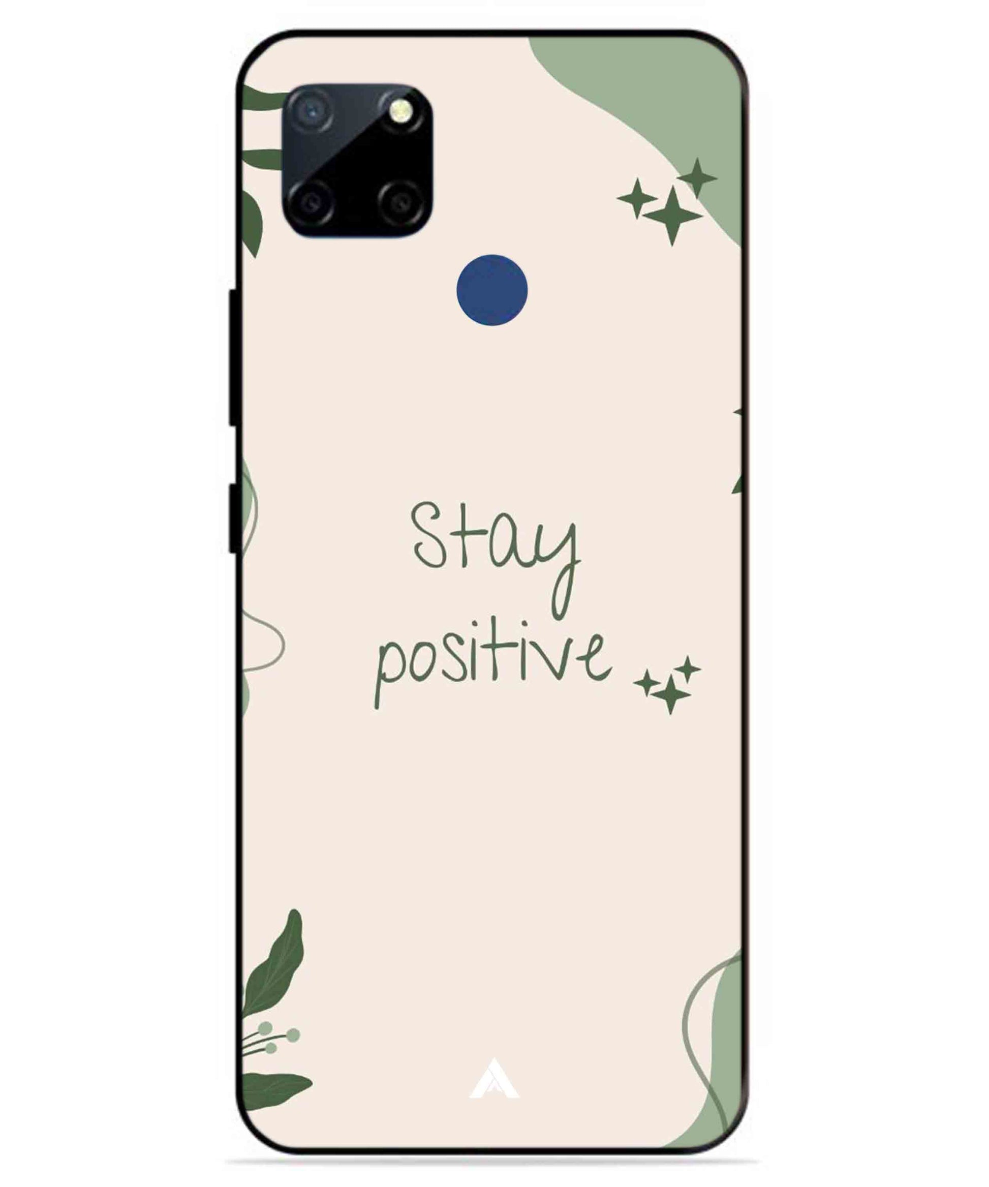 Stay Positive 1 Metal Back Cover Phone Case for Realme C12