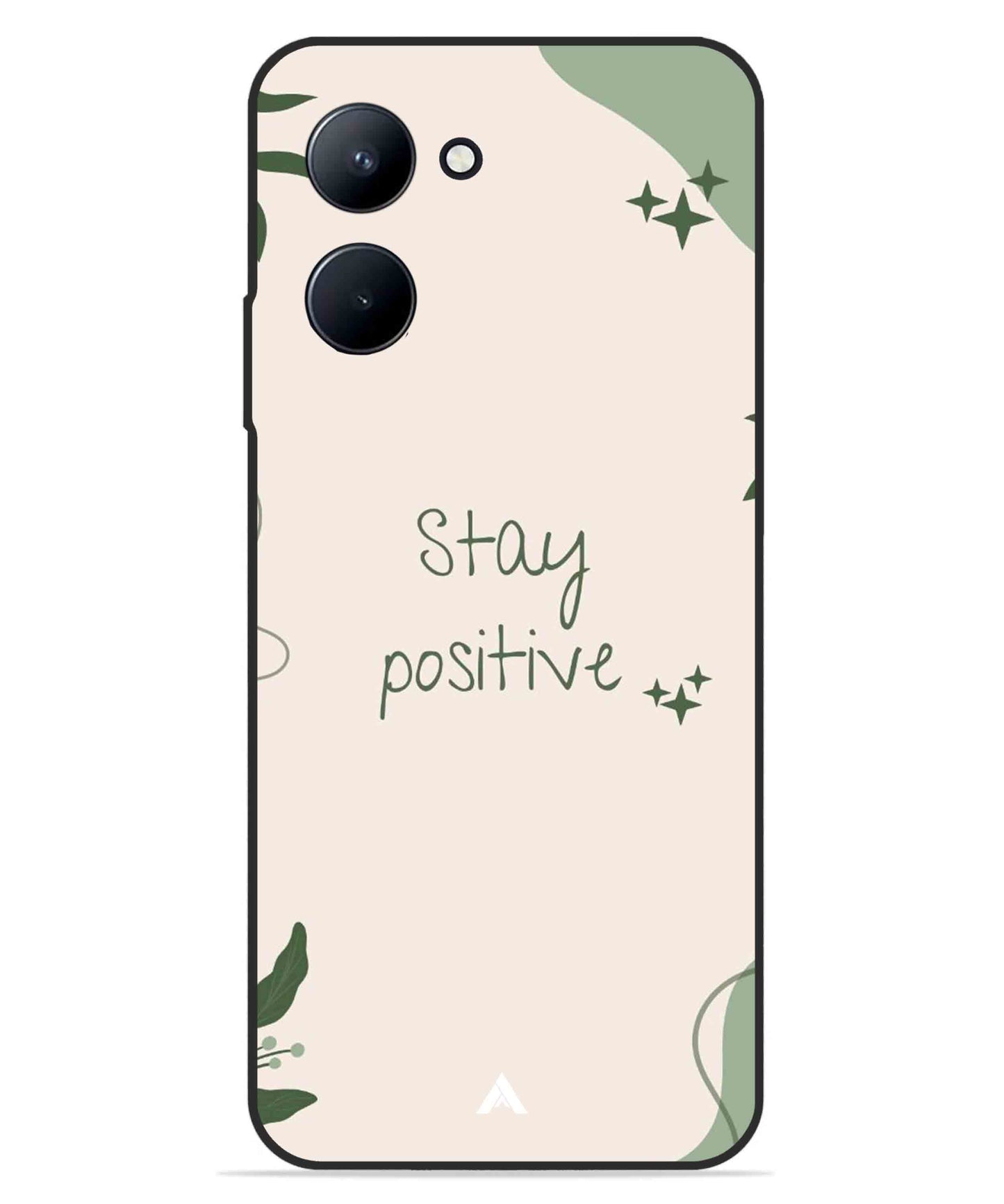 Stay Positive 1 Metal Back Cover Phone Case for Realme C33