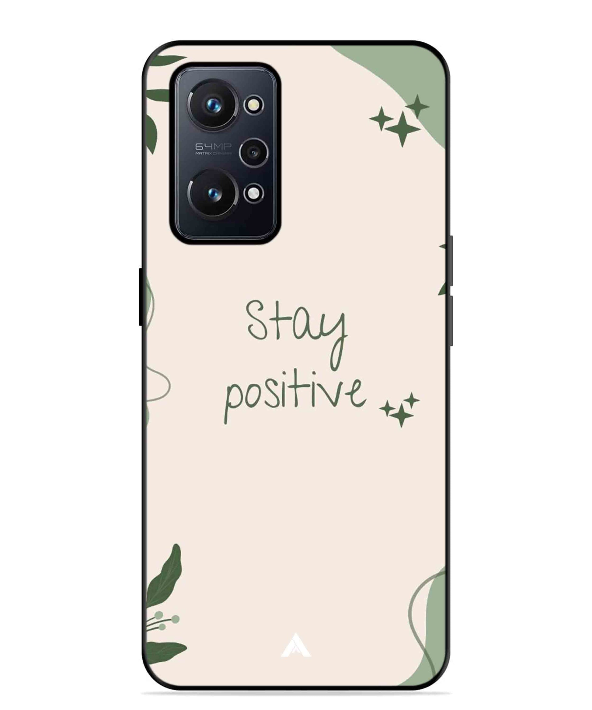 Stay Positive 1 Metal Back Cover Phone Case for Realme GT Neo 2