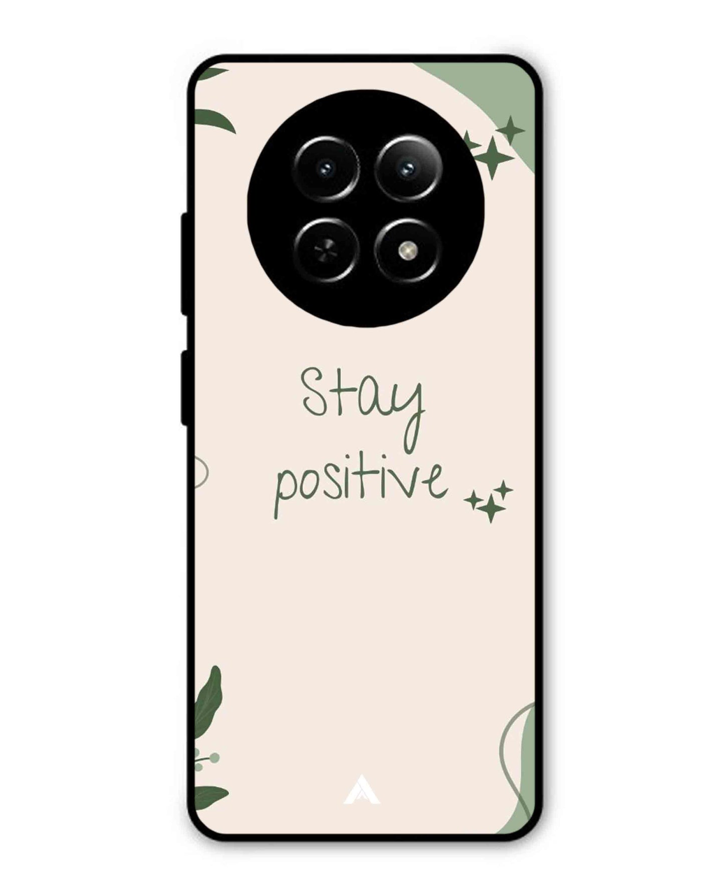 Stay Positive 1 Metal Back Cover Phone Case for Realme Narzo N65