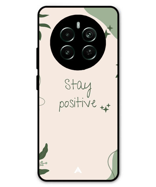 Stay Positive 1 Metal Back Cover Phone Case for Realme P1