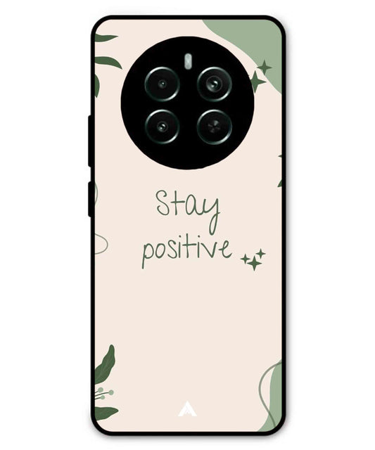 Stay Positive 1 Metal Back Cover Phone Case for Realme P1 Pro