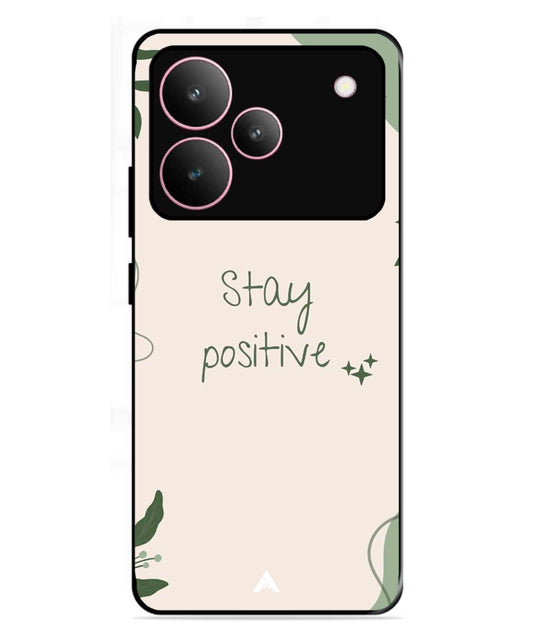 Stay Positive 1 Metal Back Cover Phone Case for Realme P4