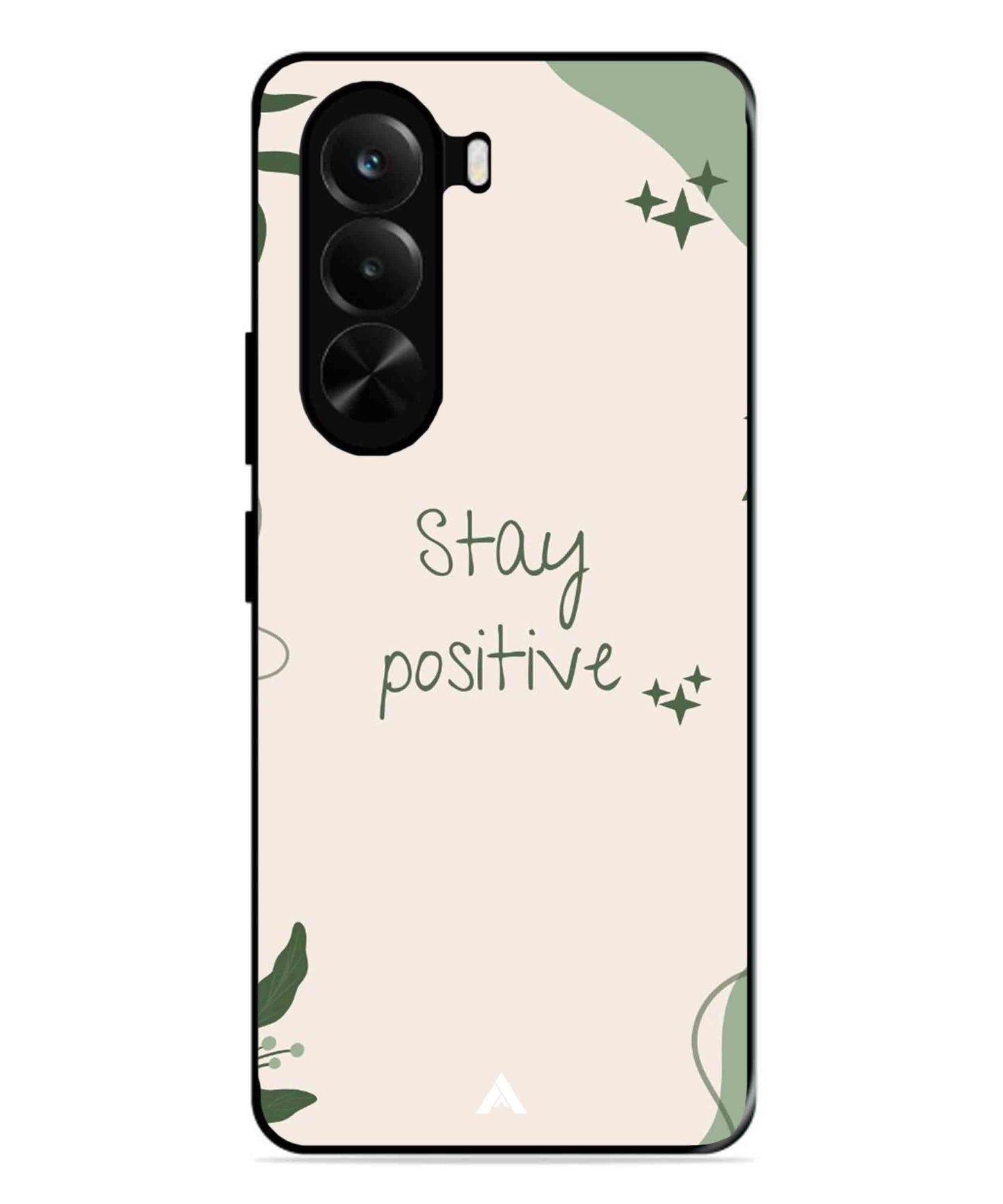 Stay Positive 1 Metal Back Cover Phone Case for Realme P4X