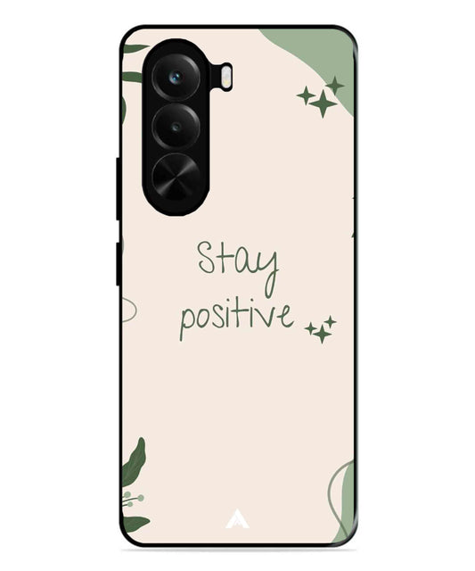 Stay Positive 1 Metal Back Cover Phone Case for Realme P4X