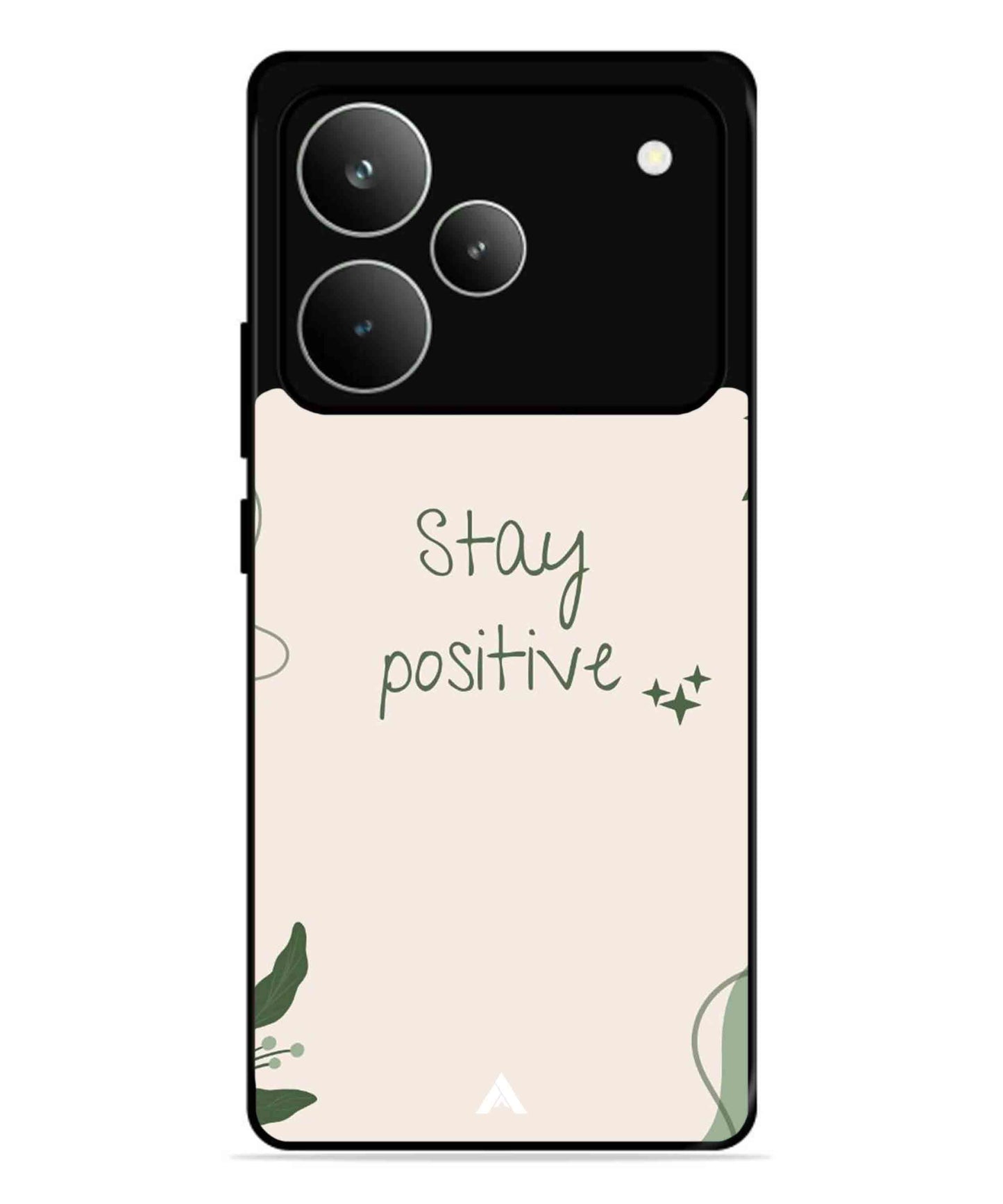 Stay Positive 1 Metal Back Cover Phone Case for Realme P4 Pro