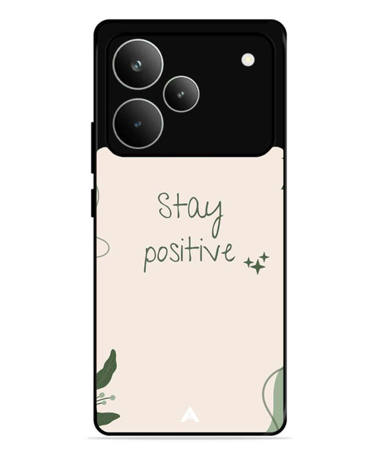 Stay Positive 1 Metal Back Cover Phone Case for Realme P4 Pro