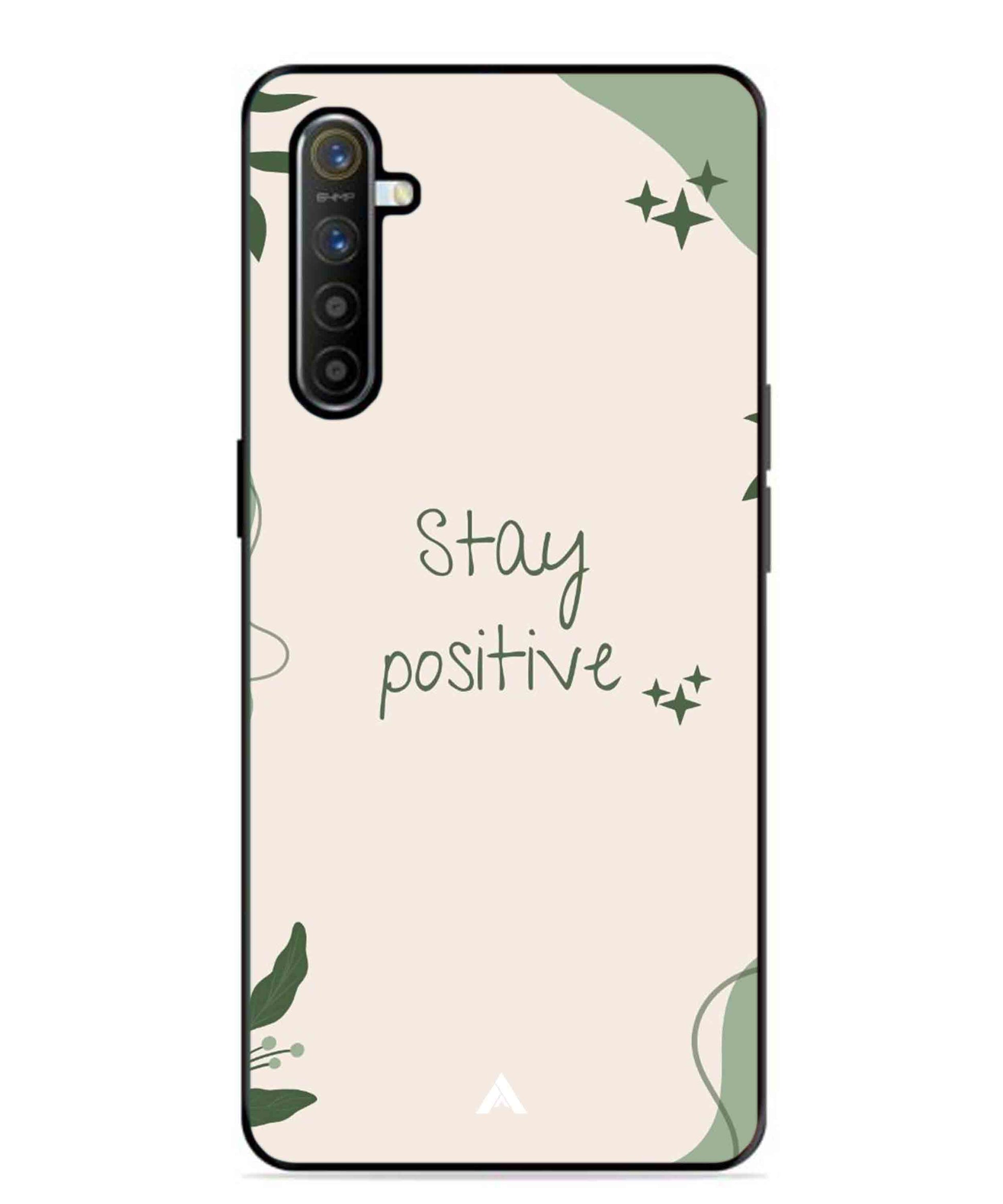 Stay Positive 1 Metal Back Cover Phone Case for Realme XT