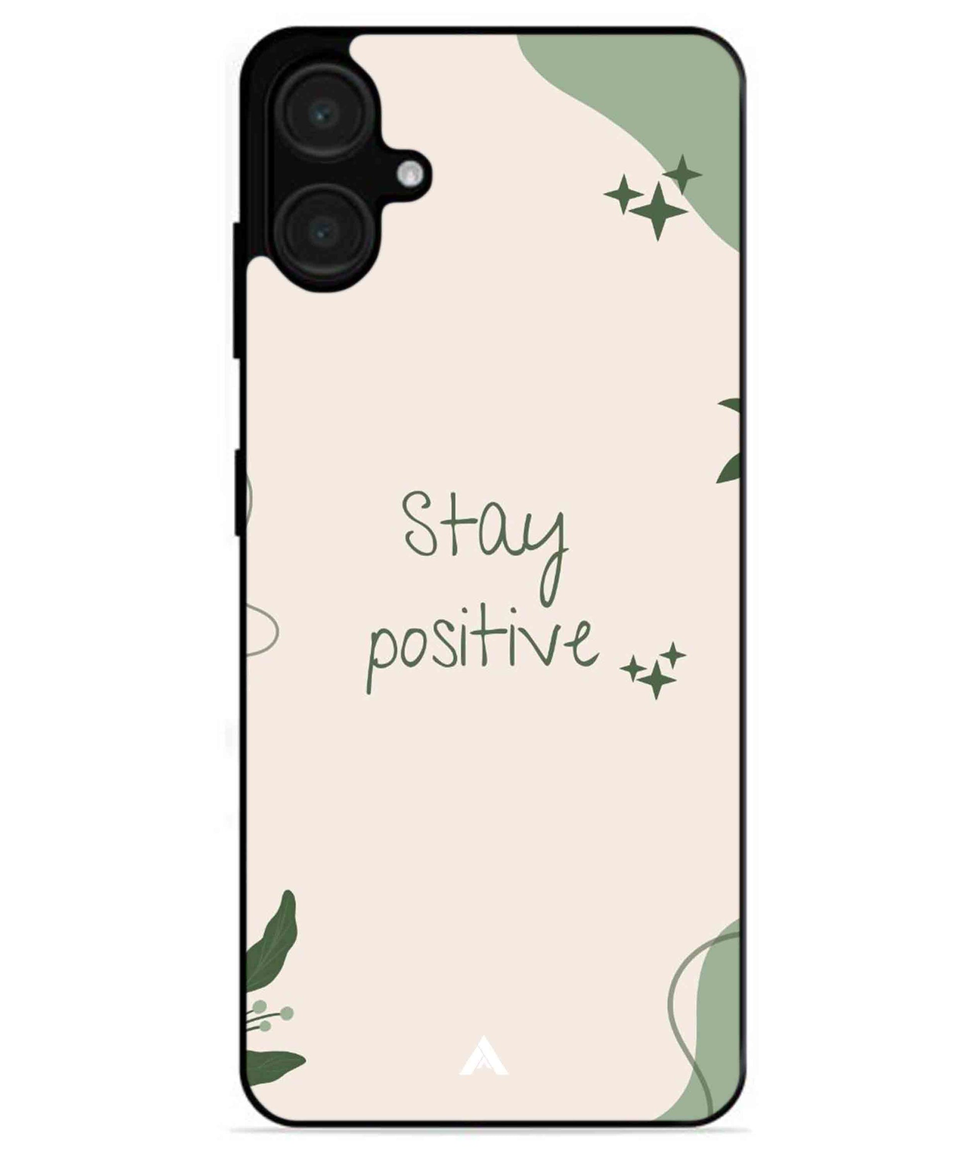 Stay Positive 1 Metal Back Cover Phone Case for Samsung Galaxy A06