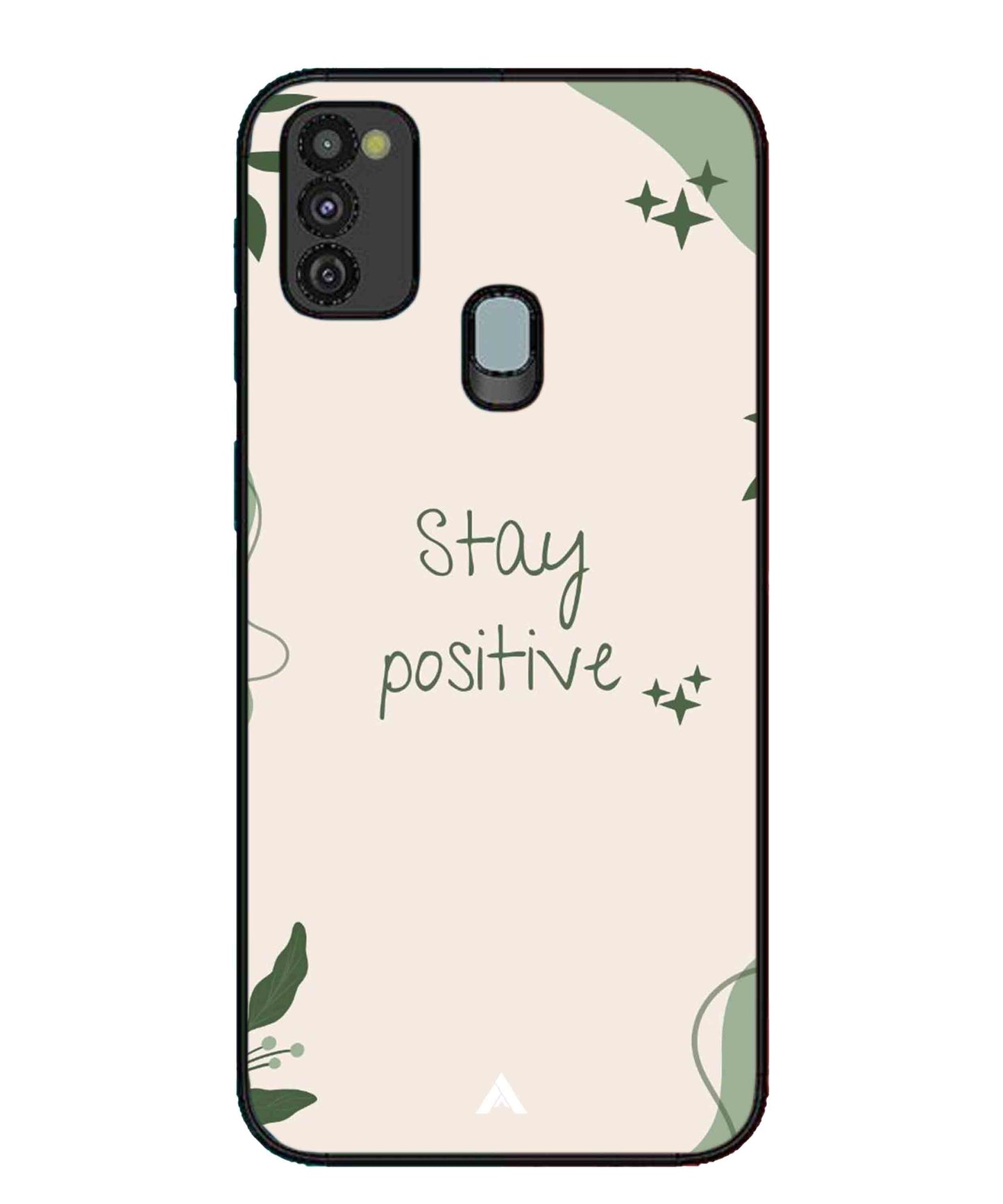 Stay Positive 1 Metal Back Cover Phone Case for Samsung Galaxy M30s