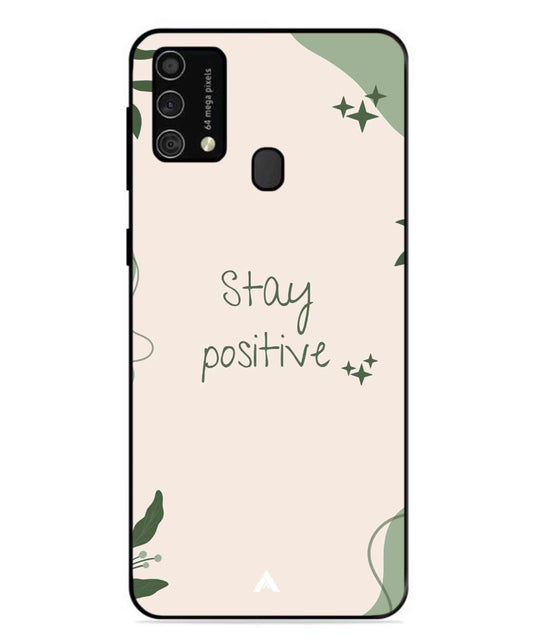 Stay Positive 1 Metal Back Cover Phone Case for Samsung Galaxy M31
