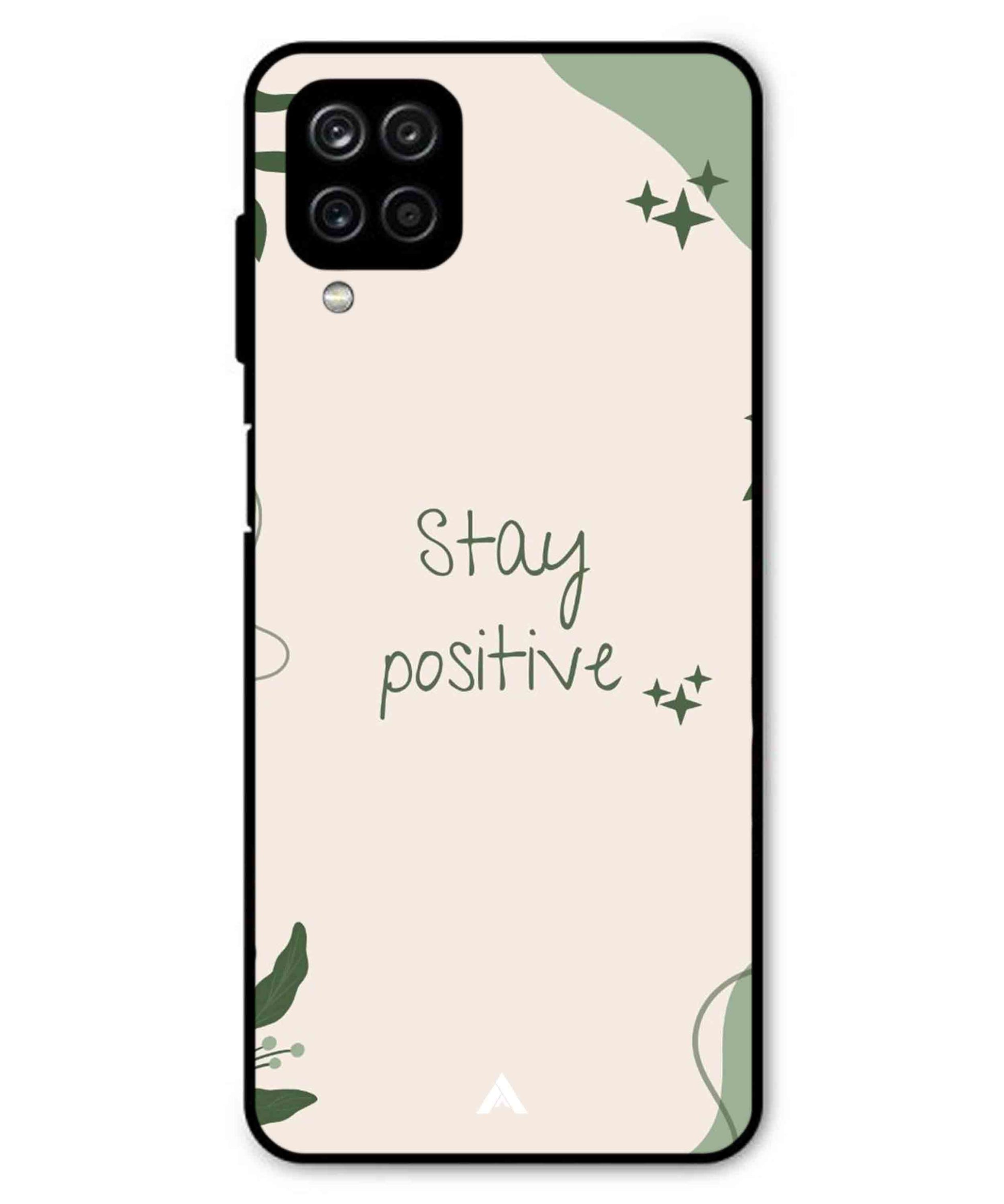 Stay Positive 1 Metal Back Cover Phone Case for Samsung Galaxy M33