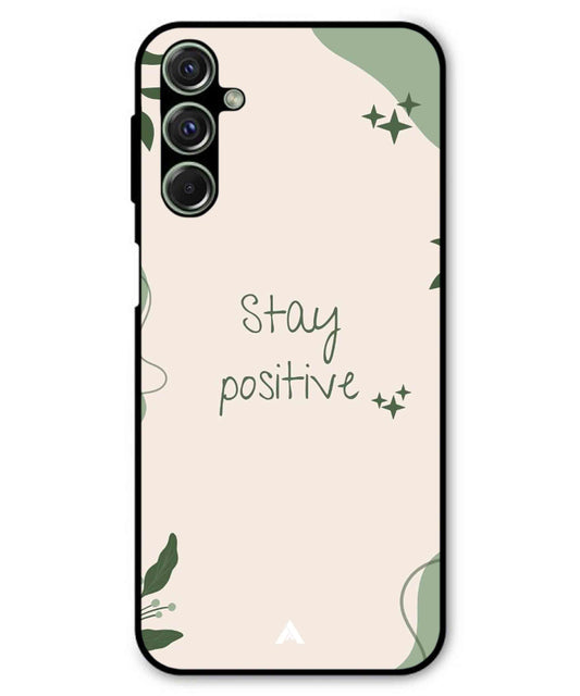 Stay Positive 1 Metal Back Cover Phone Case for Samsung Galaxy M54