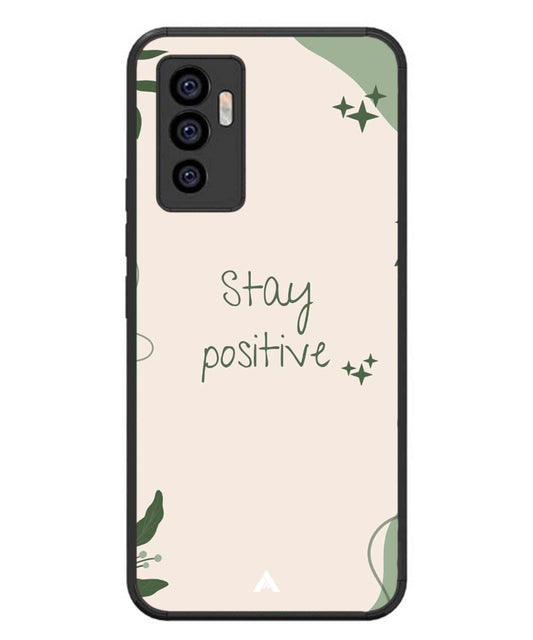 Stay Positive 1 Metal Back Cover Phone Case for Vivo T1