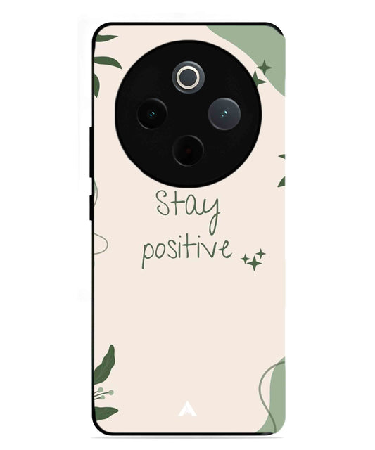 Stay Positive 1 Metal Back Cover Phone Case for Vivo T4