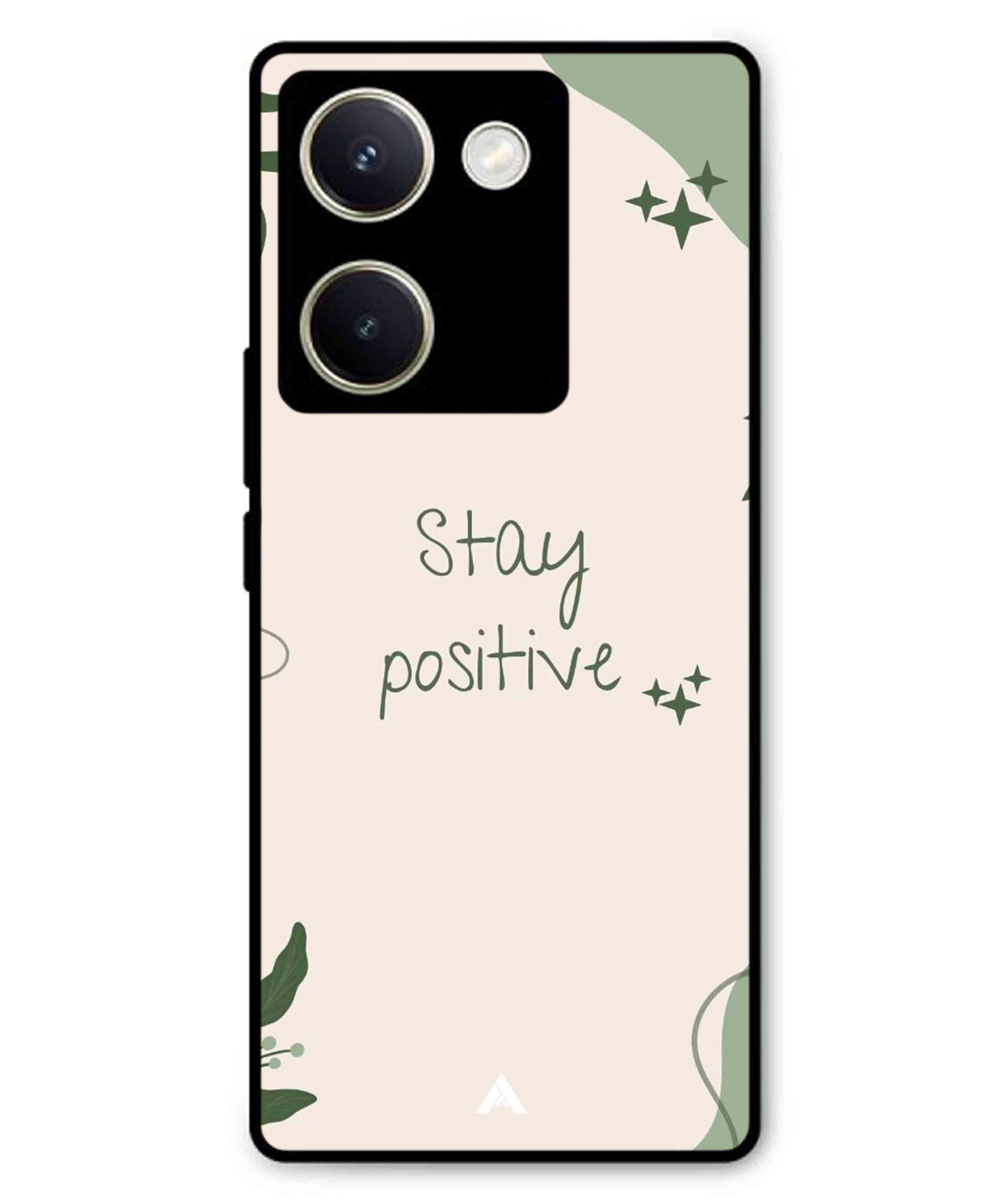 Stay Positive 1 Metal Back Cover Phone Case for Vivo Y300 Plus