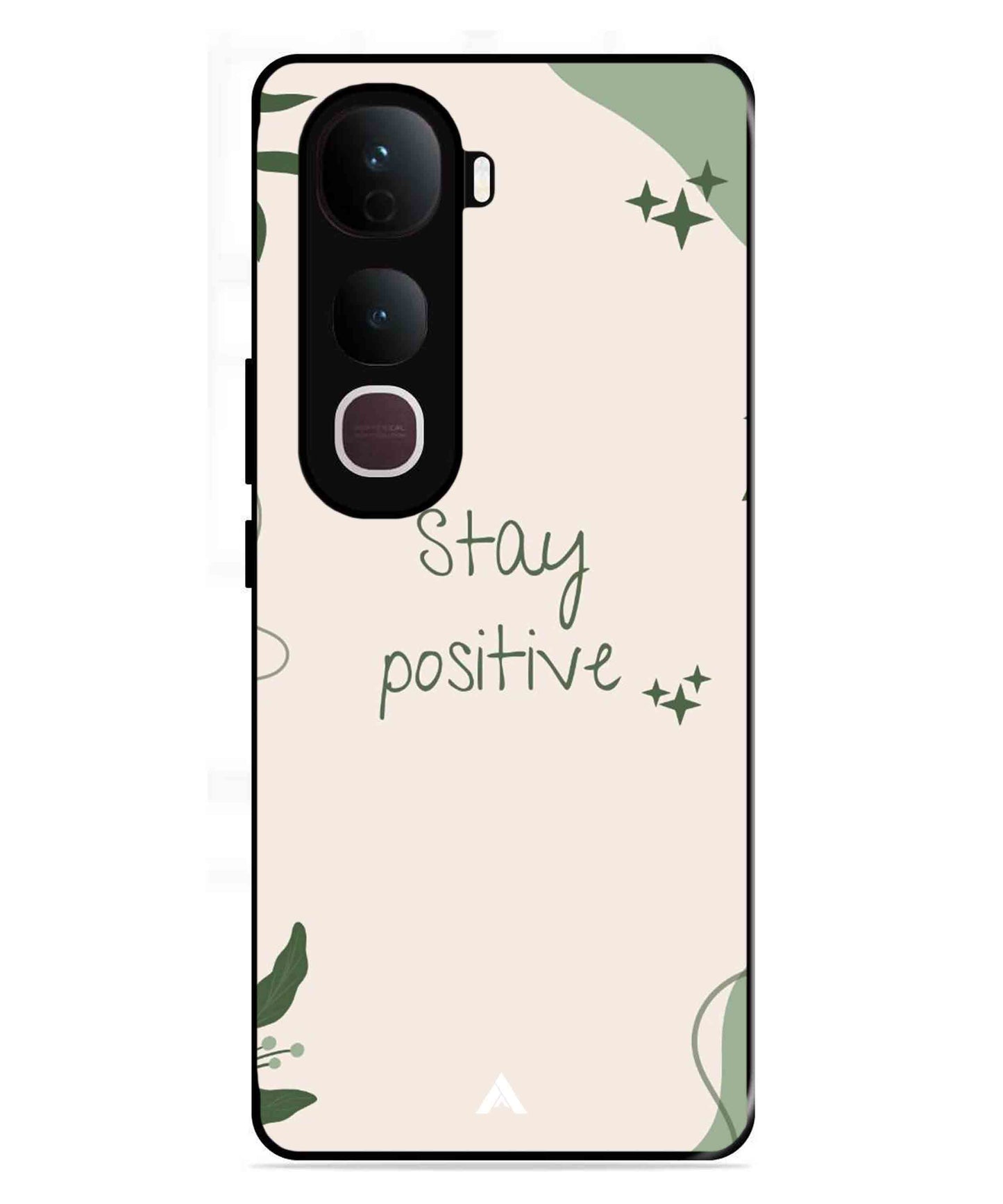 Stay Positive 1 Metal Back Cover Phone Case for Vivo Y400 Pro