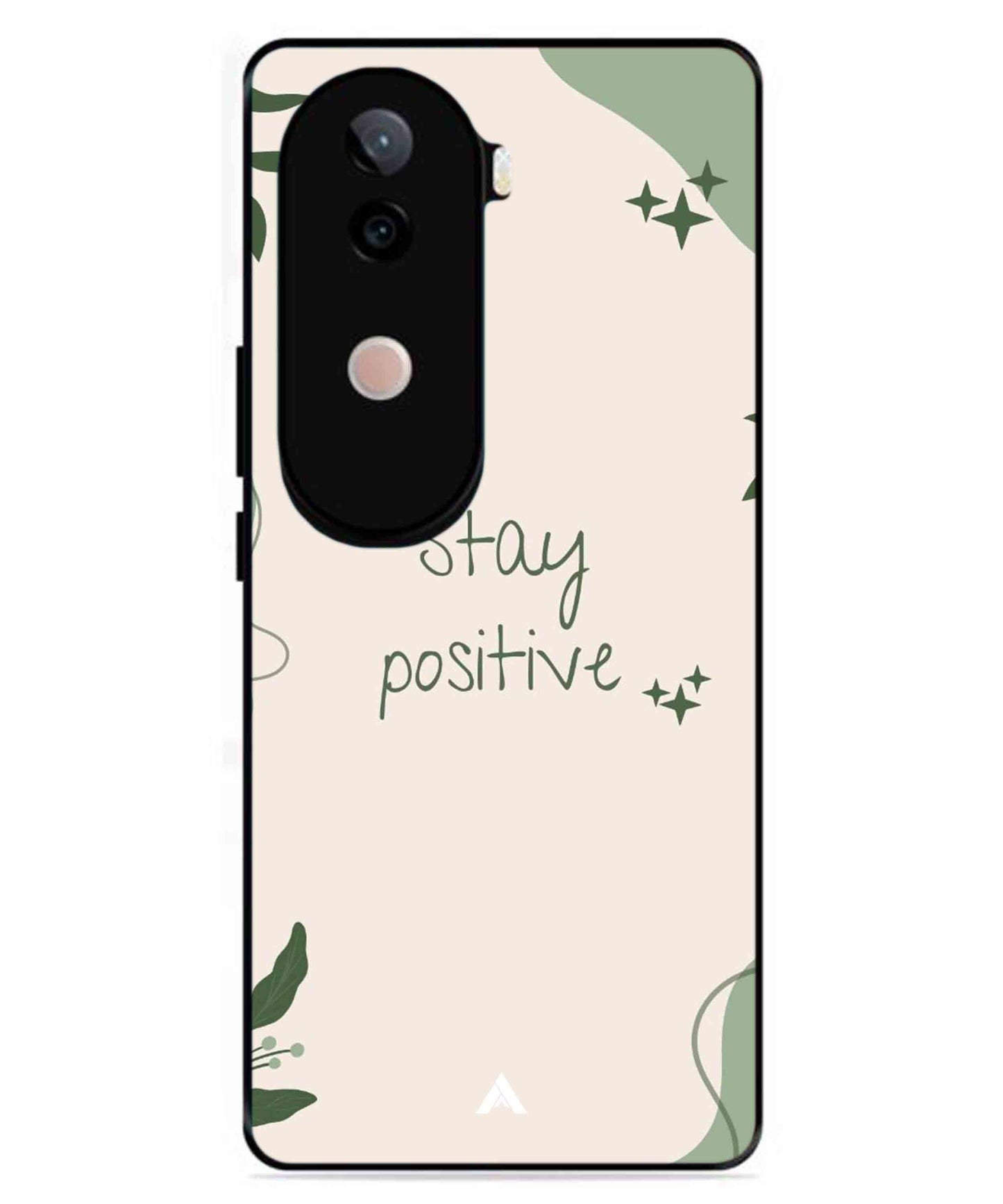 Stay Positive 1 Metal Back Cover Phone Case for Vivo v40e