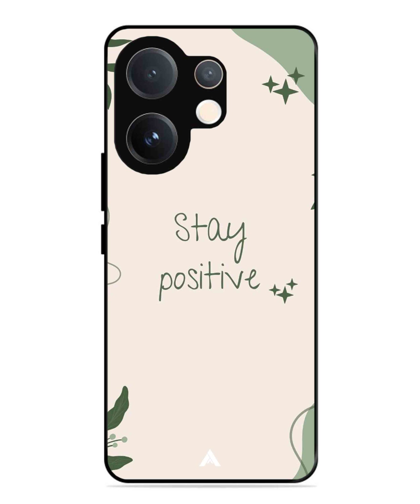 Stay Positive 1 Metal Back Cover Phone Case for Vivo v60