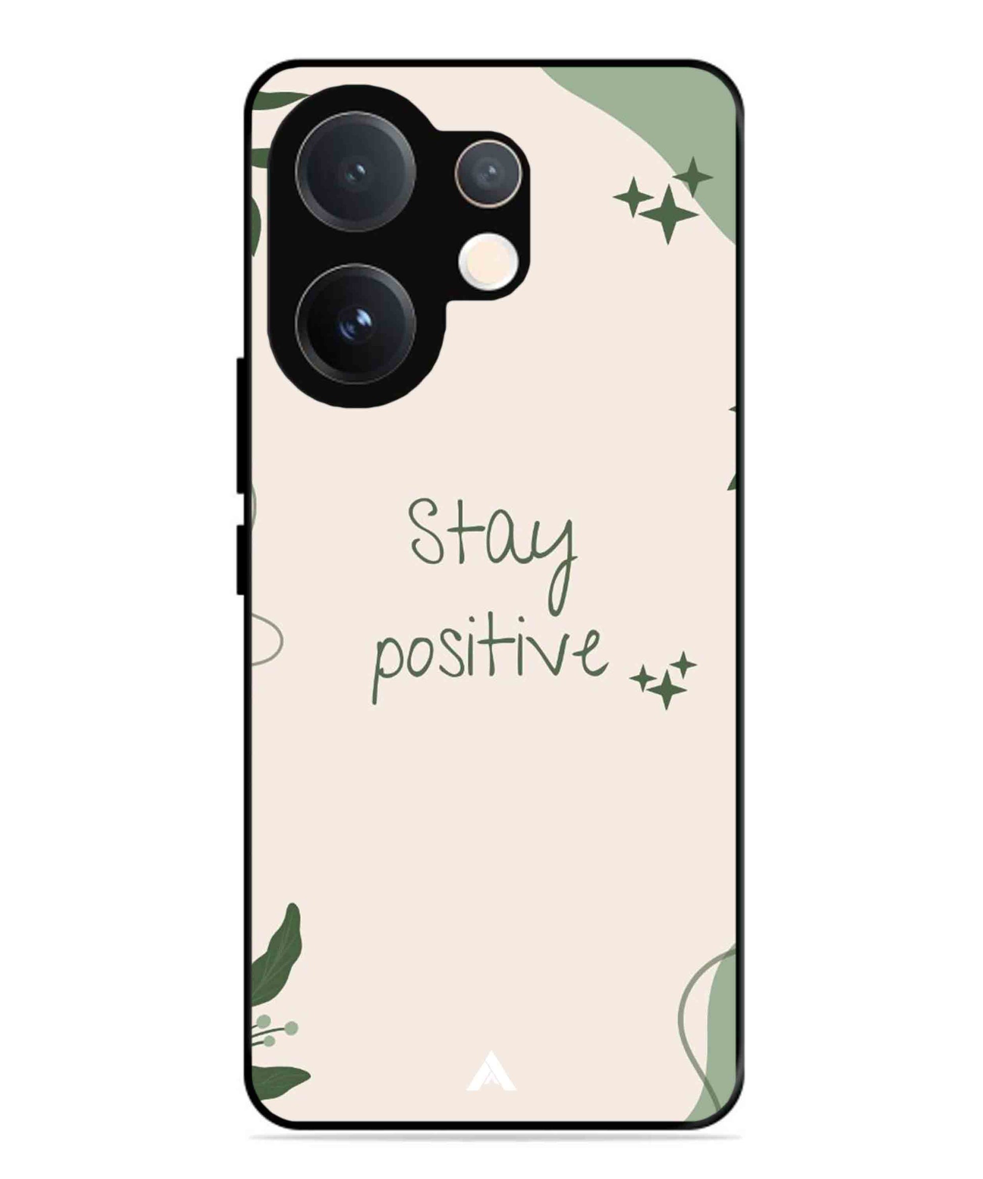 Stay Positive 1 Metal Back Cover Phone Case for Vivo v60