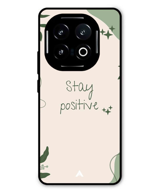 Stay Positive 1 Metal Back Cover Phone Case for iQOO 13