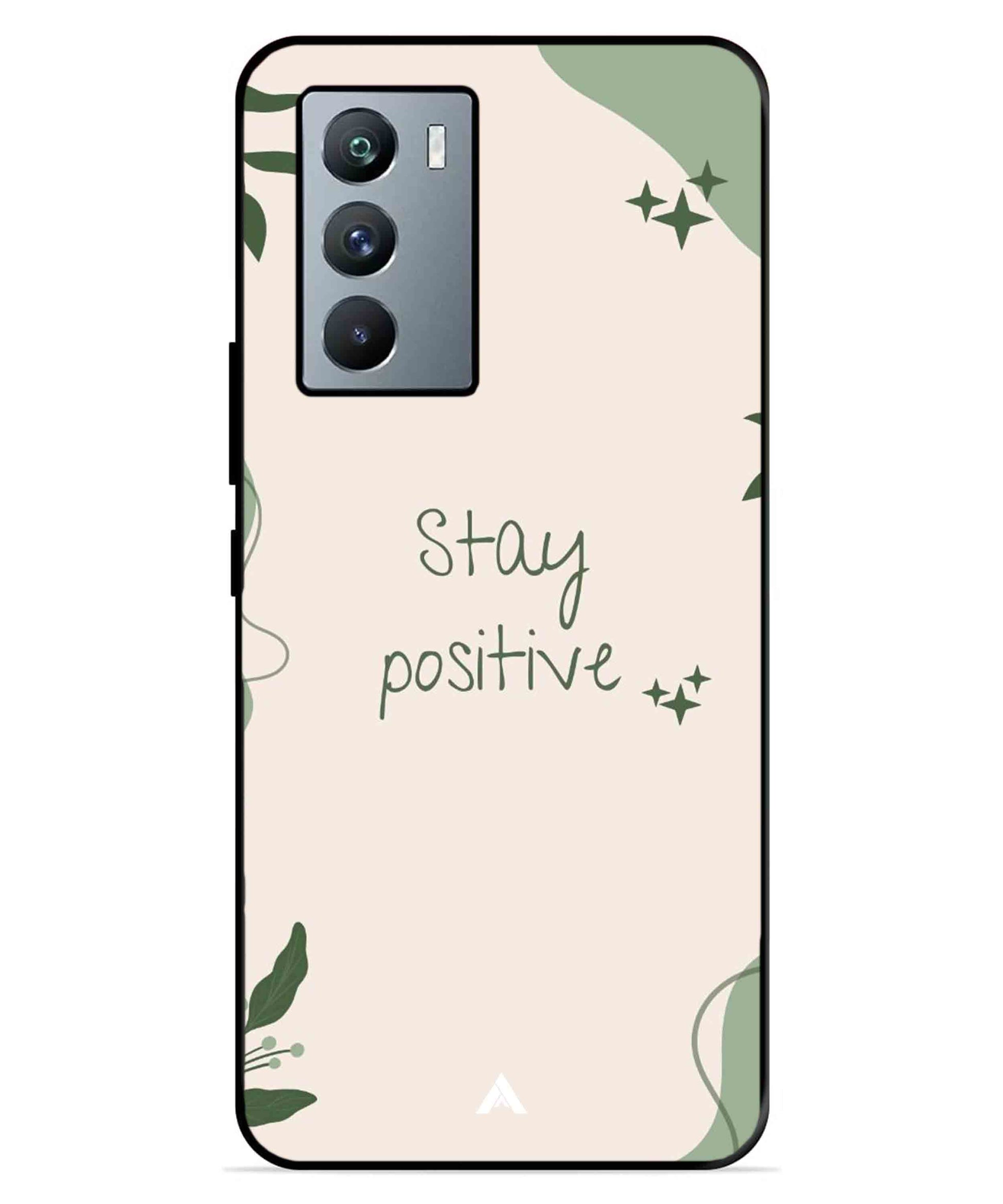 Stay Positive 1 Metal Back Cover Phone Case for iQOO Neo 5s