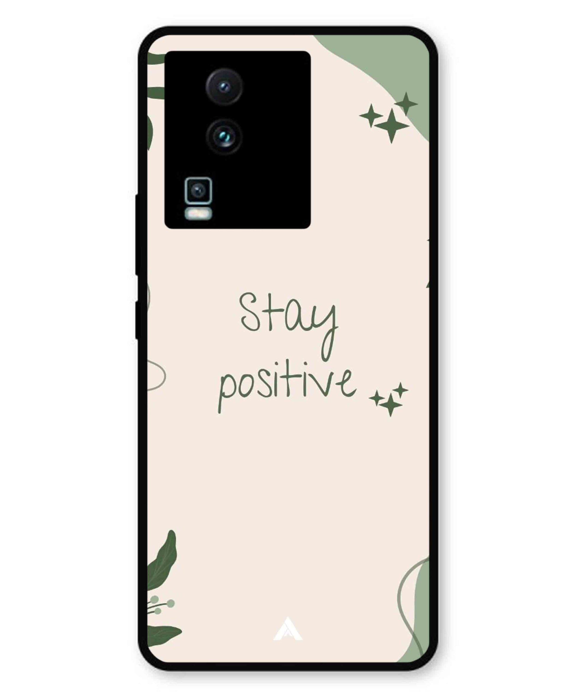 Stay Positive 1 Metal Back Cover Phone Case for iQOO Neo 7
