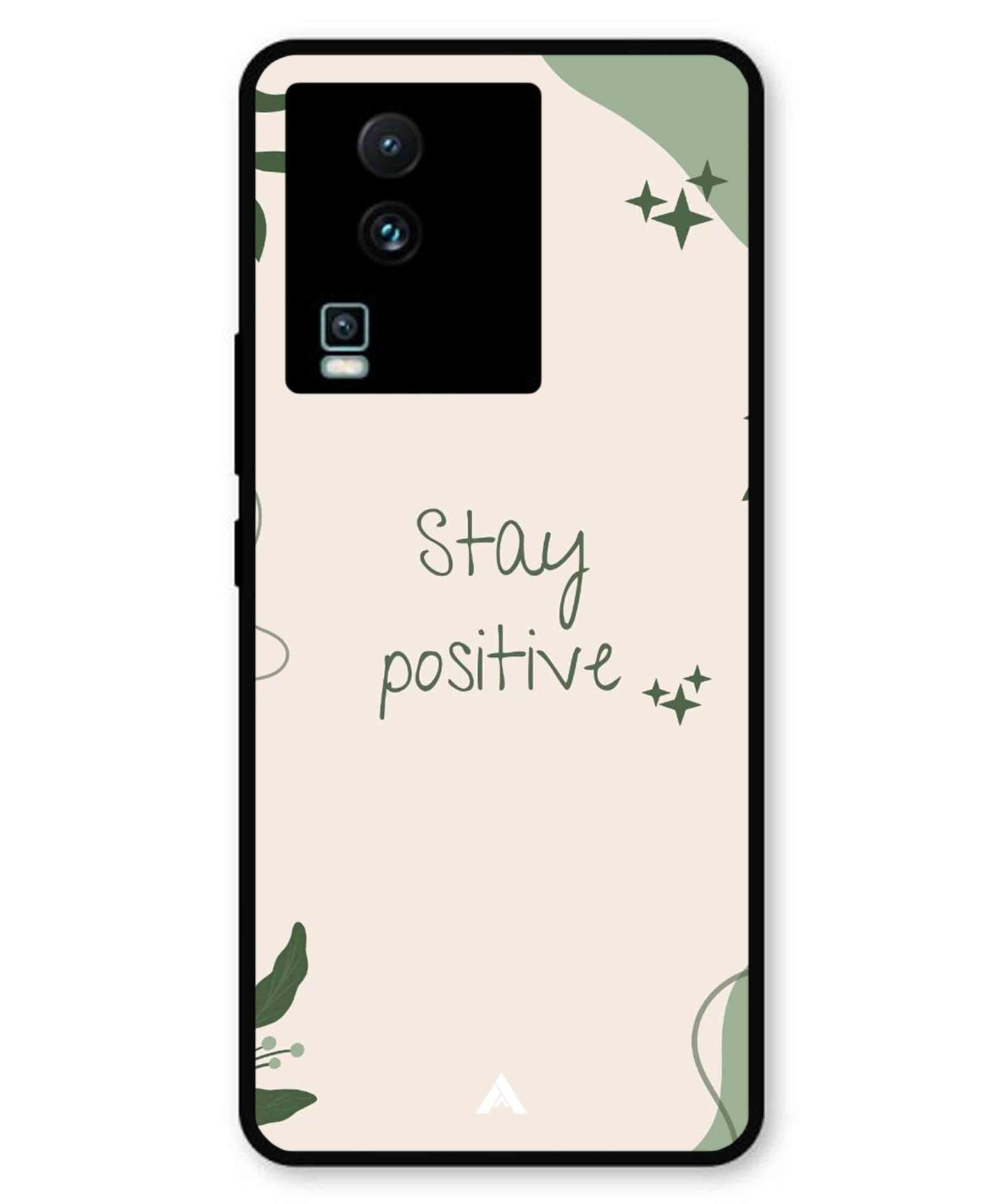 Stay Positive 1 Metal Back Cover Phone Case for iQOO Neo 7 Pro
